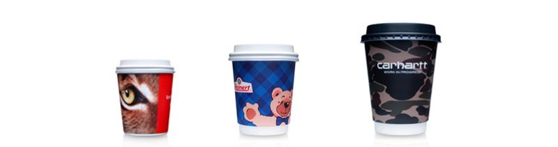 Premium paper cups with offset and digital printing